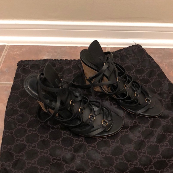 Yves Saint Laurent Shoes - YSL gladiator wedge sandal 37